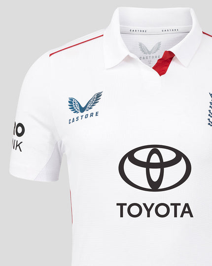 ECB Women's 25/26 Test Replica Short Sleeve Shirt