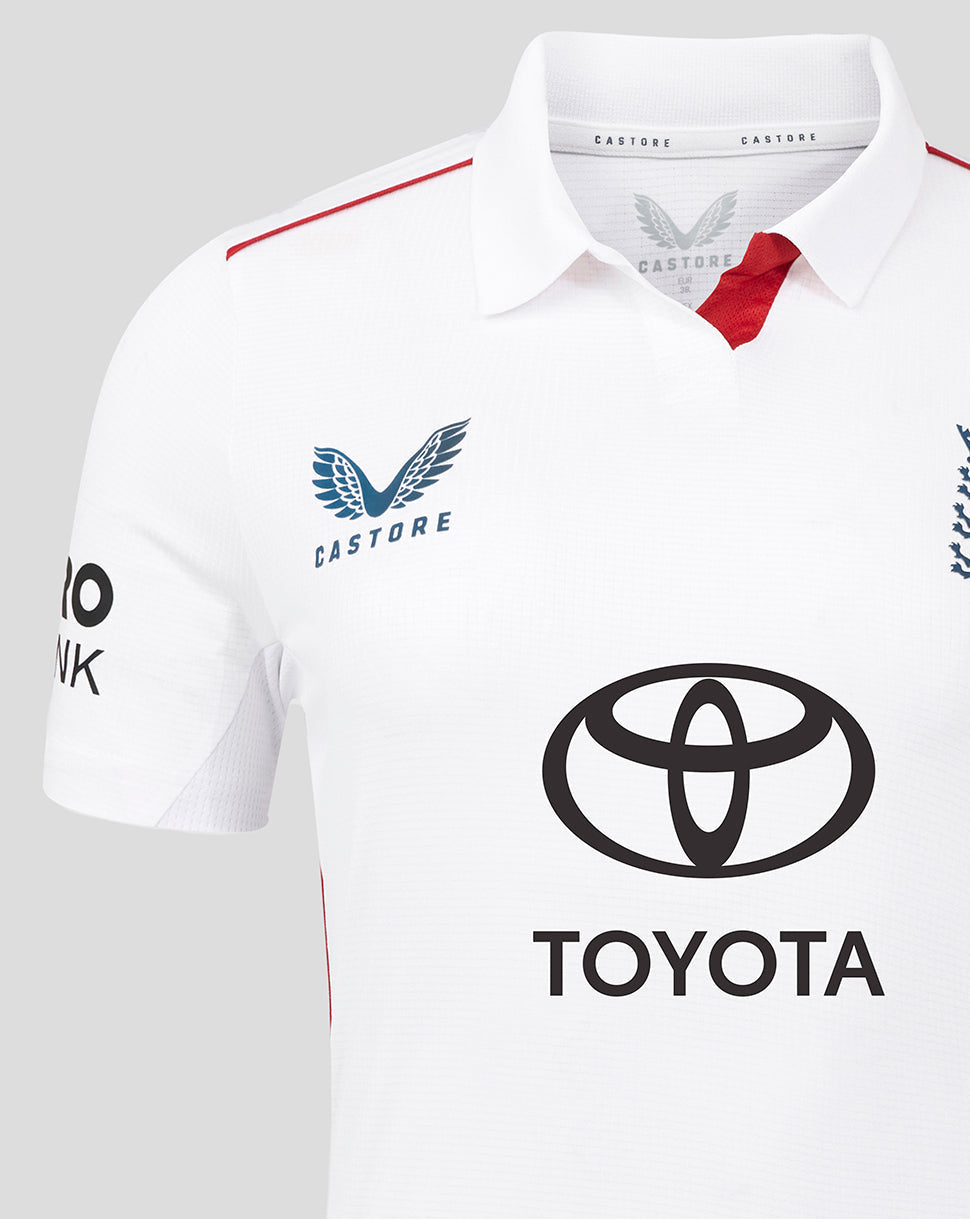 ECB Women's 25/26 Test Replica Short Sleeve Shirt