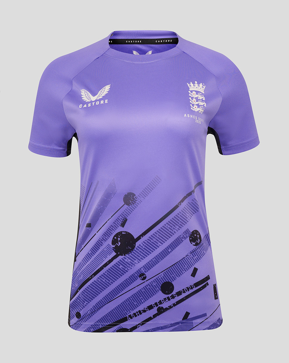 ECB Womens 25/26 Ashes Training Short Sleeve Tee
