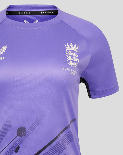 ECB Womens 25/26 Ashes Training Short Sleeve Tee