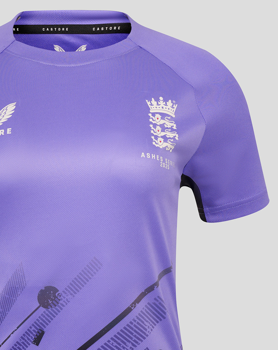 ECB Womens 25/26 Ashes Training Short Sleeve Tee