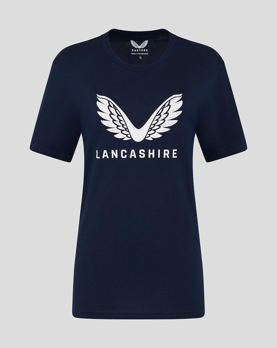 Womens Lancashire Large Logo Tee
