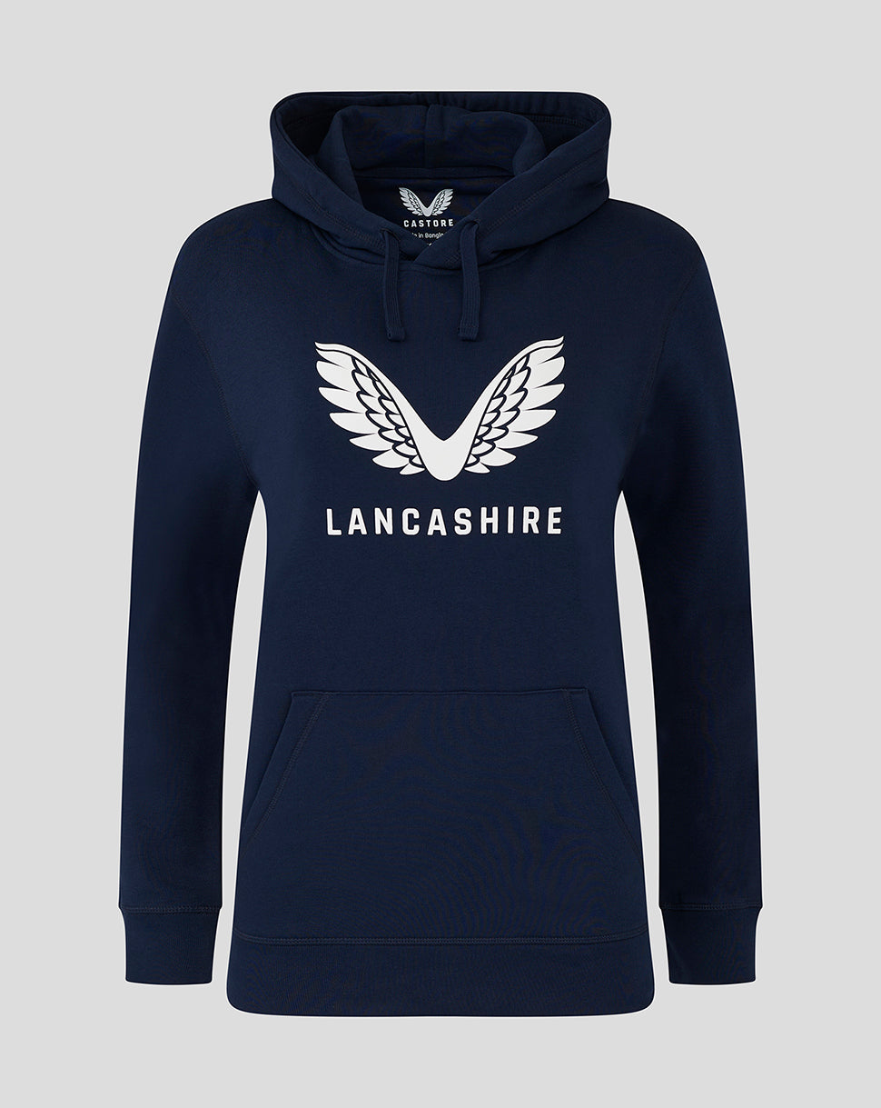 Womens Lancashire Large Logo Hoodie