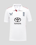 ECB Junior 25/26 Test Replica Short Sleeve Shirt