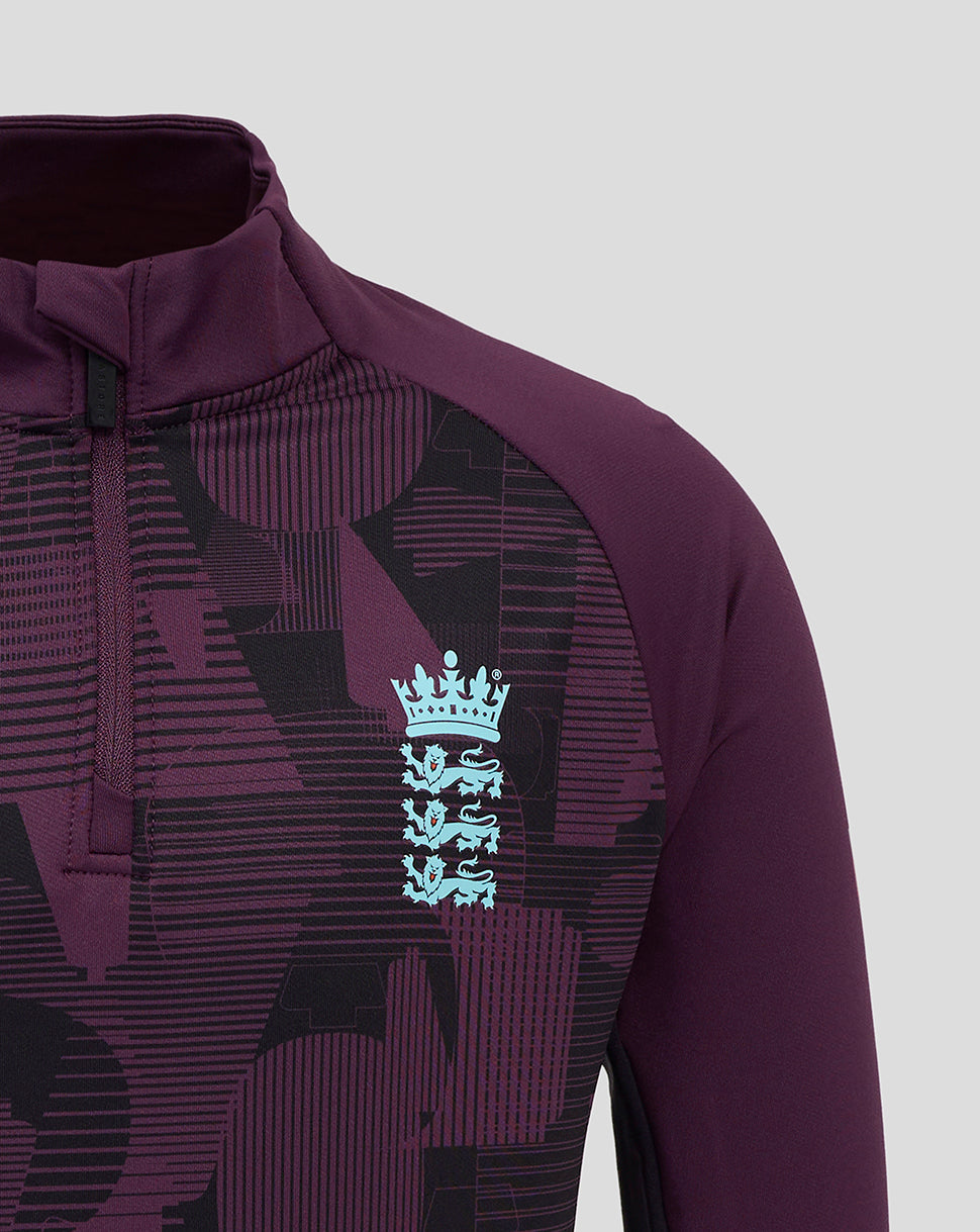 ECB Junior 25/26 1/4 Zip Training Top