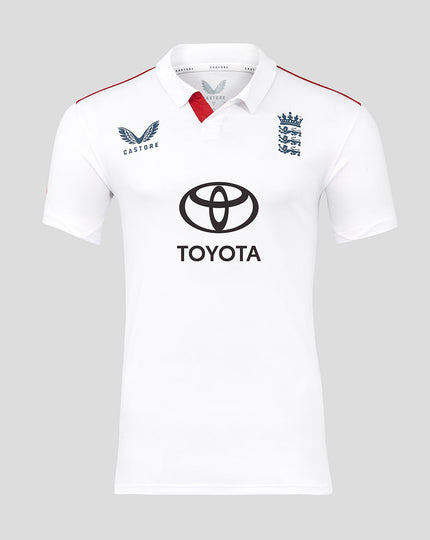 ECB Men's 25/26 Test Replica Short Sleeve Shirt