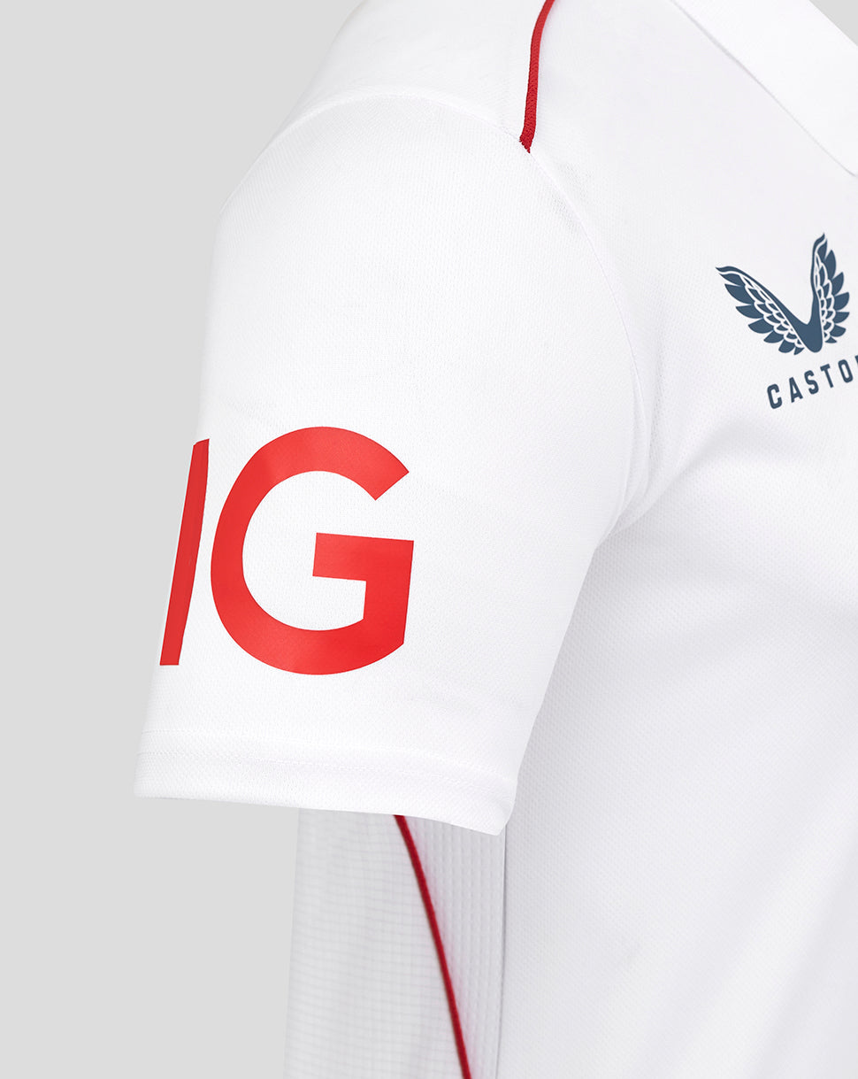 ECB Men's 25/26 Test Replica Short Sleeve Shirt