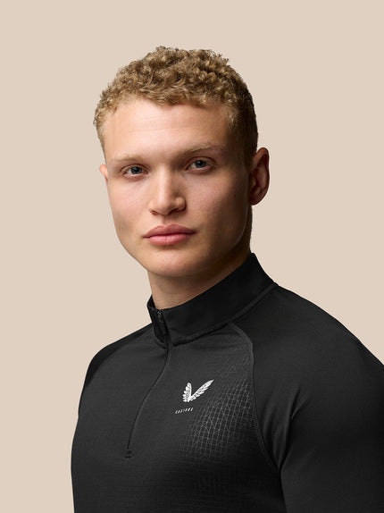 Adapt Training 1/4 Zip Top - Black