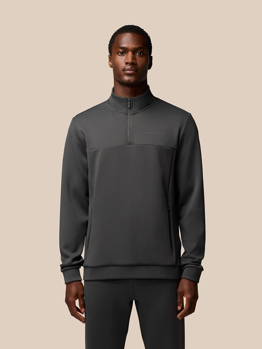 Flex Lifestyle 1/4 Zip - Charcoal