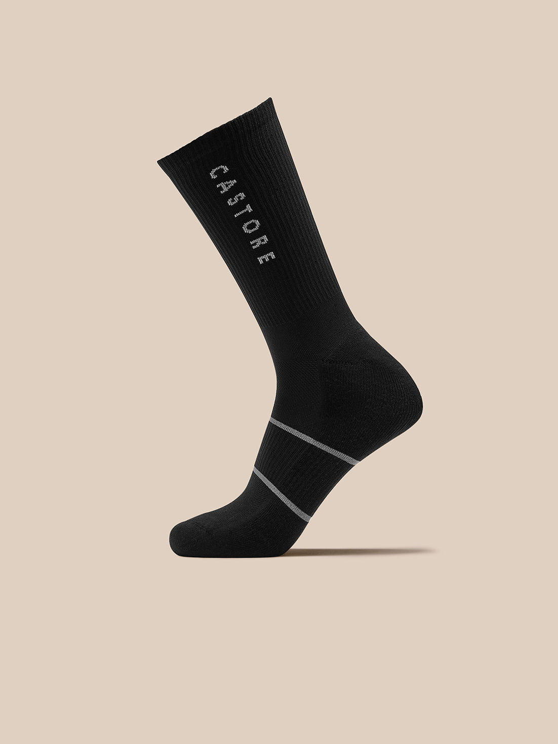 Active 3 Pack Crew Socks - Black