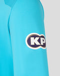 Blue ODI sweater sleeve featuring a KP logo patch on the arm