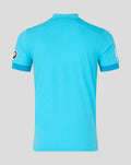 Back view of Mens 26/27 ODI Short Sleeve Shirt in blue