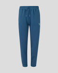 Ensign blue Travel Adapt fleece joggers with drawstring waist and Three Lions crest on the leg