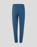 Back view of women's Ensign Blue Travel Adapt Fleece Joggers with elastic cuffs.
