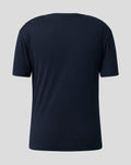 Junior 26/27 Essentials Crest Short Sleeve T-Shirt - Navy