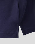 Adults 26/27 Essentials Crest Short Sleeve Polo - Navy