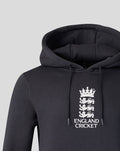 Essentials Crest Overhead Hoodie in navy with England Cricket crest on the chest