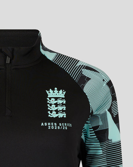 WOMENS 25/26 ECB ASHES PRO QUARTER ZIP TRAINING TOP