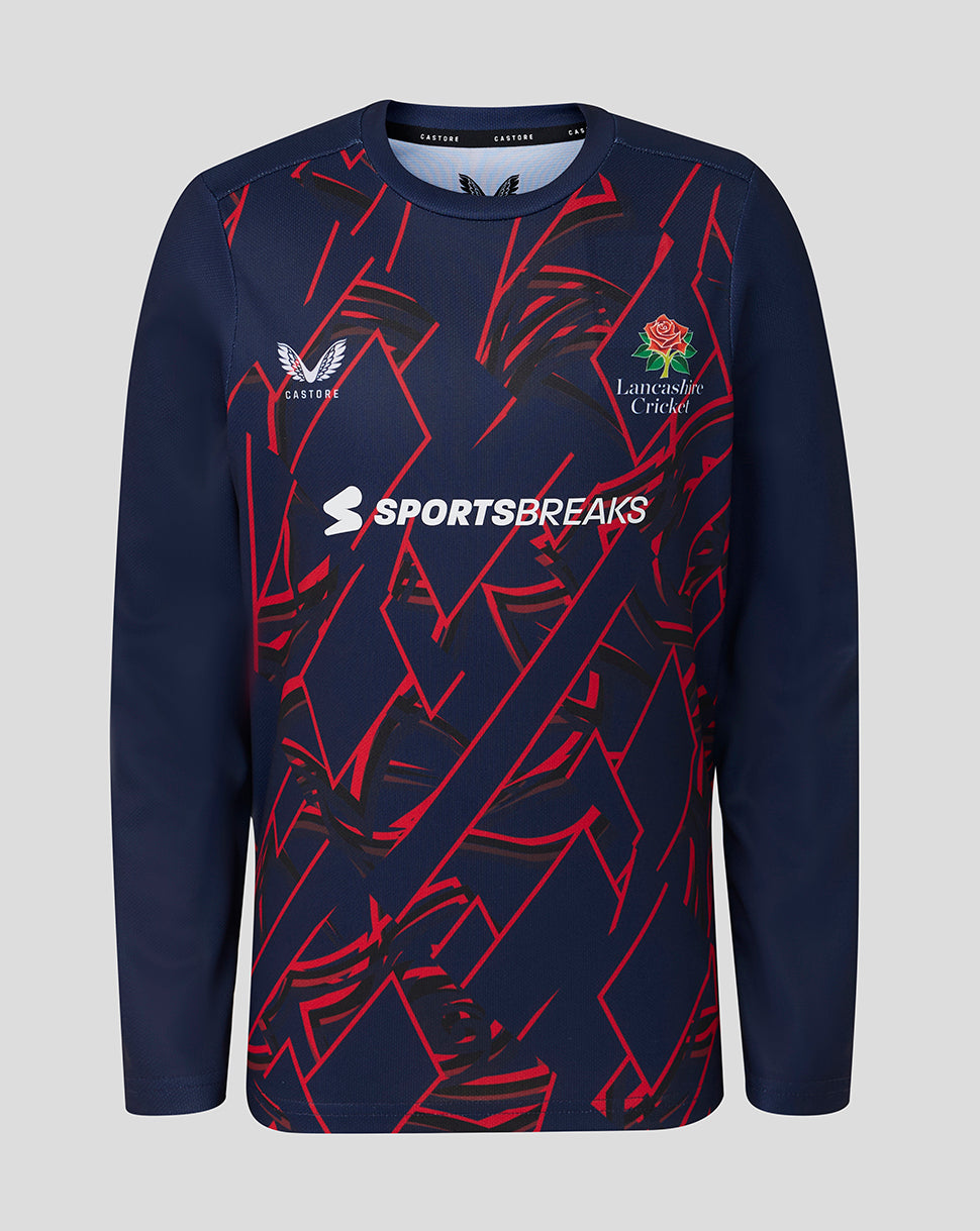 Junior 26/27 Long Sleeve Performance T-Shirt - Peacoat