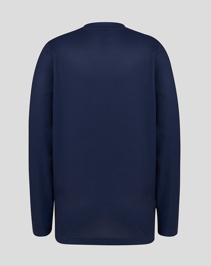 Junior 26/27 Long Sleeve Performance T-Shirt - Peacoat