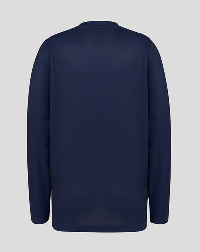Junior 26/27 Long Sleeve Performance T-Shirt - Peacoat