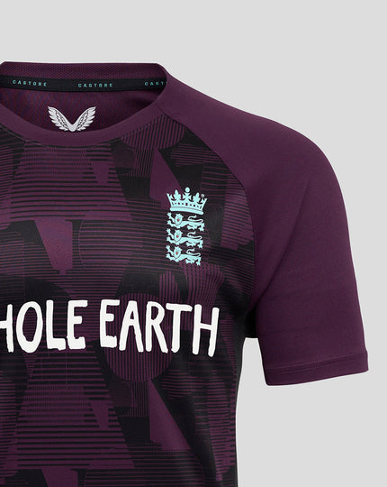 Mens 25/26 England Cricket Pro Training Short Sleeve T-Shirt