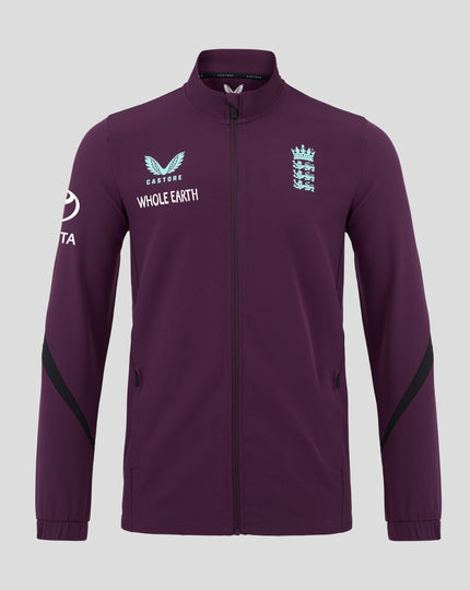 Mens 25/26 England Cricket Anthem Jacket - Blackberry